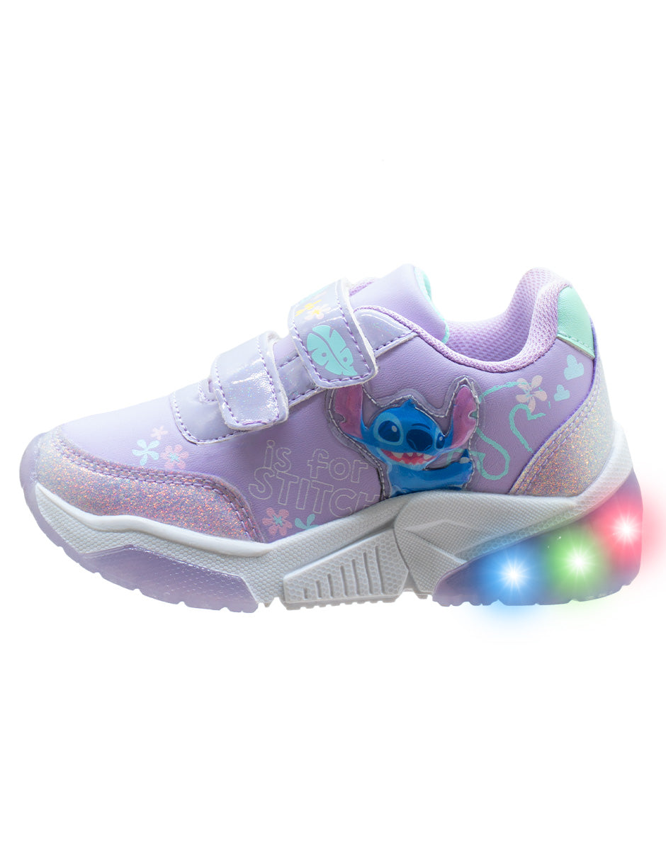 Tenis LED Niña Personaje Azul Tenis Con Imaginación