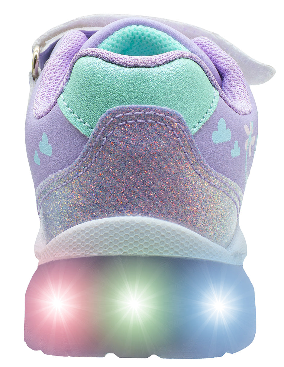 Tenis LED Niña Personaje Azul Tenis Con Imaginación