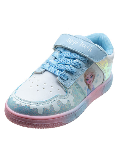 Tenis Azul Personaje Niña Tenis Con Imaginacion