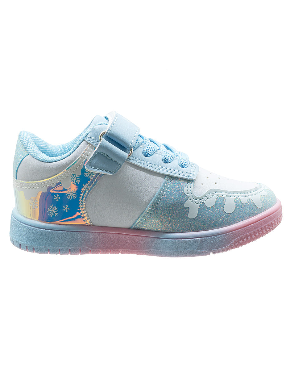 Tenis Azul Personaje Niña Tenis Con Imaginacion