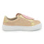 Tenis Casuales Niña Glitter Oro Rosa Mariposa Tropicana