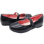 Zapato Escolar Niña Mary Jane Charol Negro Tornasol Tropicana