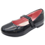 Zapato Escolar Niña Mary Jane Charol Negro Tornasol Tropicana