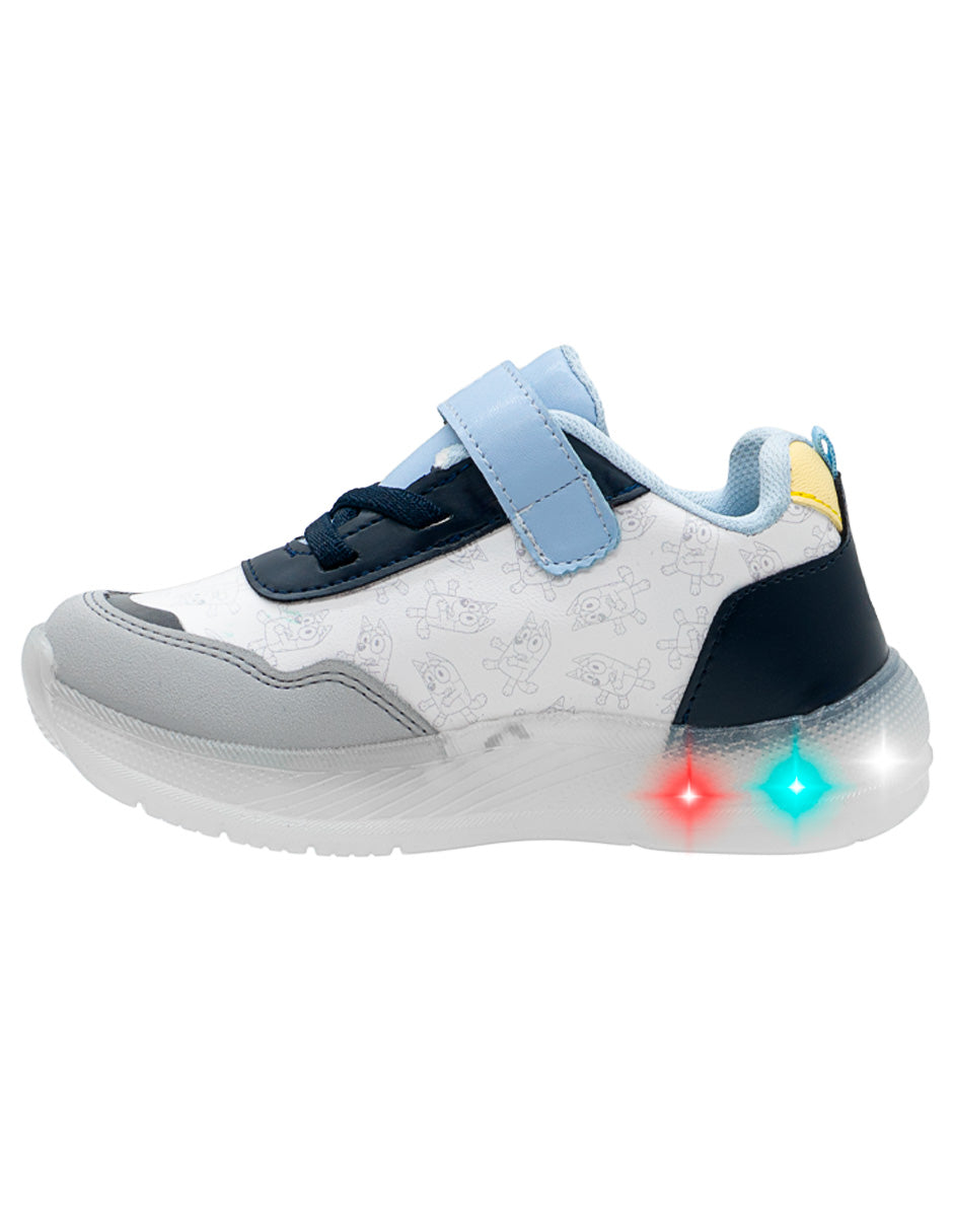 Tenis Niños Bluey LED y Ajuste Contactel Tropicana