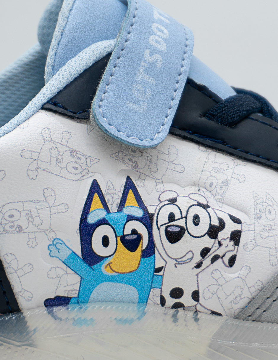 Tenis Niños Bluey LED y Ajuste Contactel Tropicana