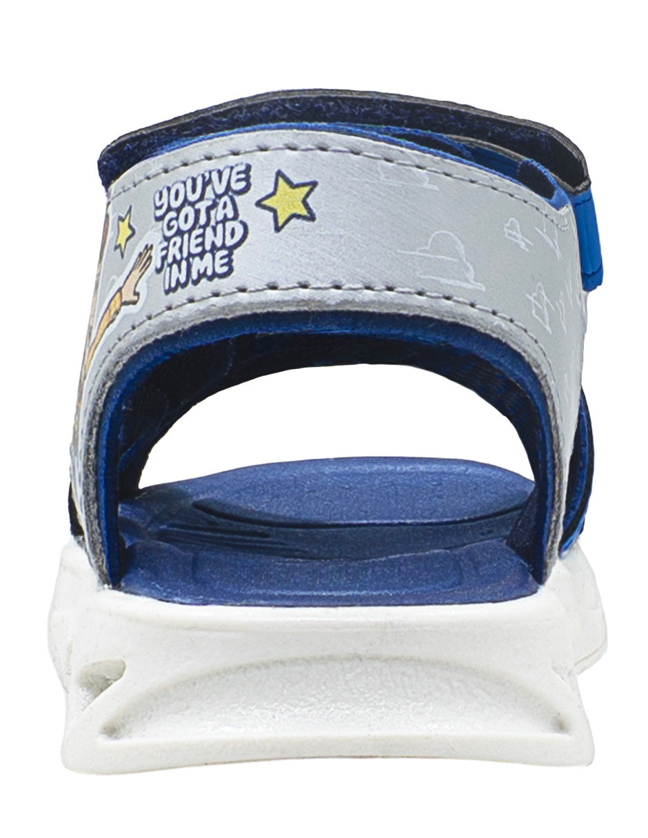 Sandalias Infantiles Toy Story con Luces LED y Ajuste de Velcro
