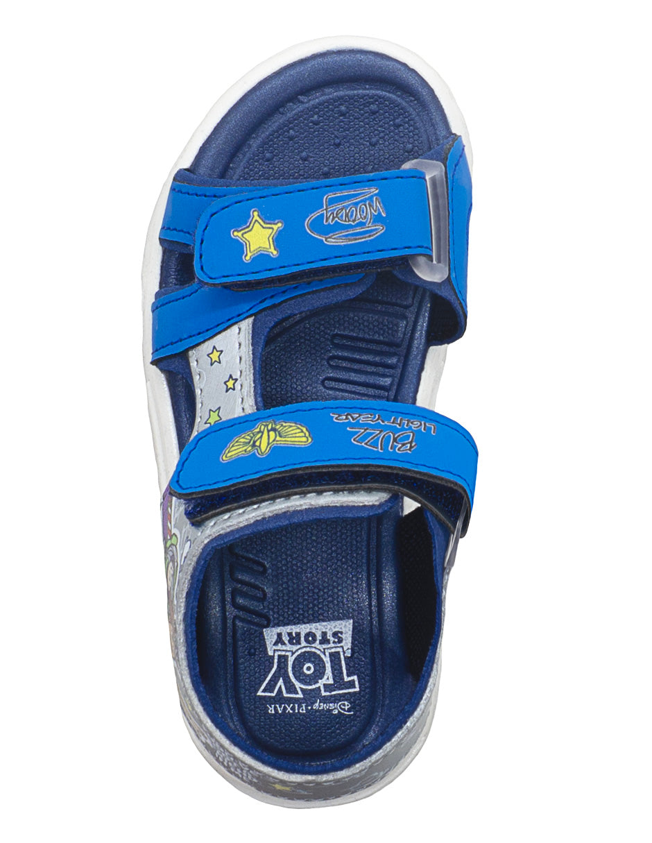 Sandalias Infantiles Toy Story con Luces LED y Ajuste de Velcro