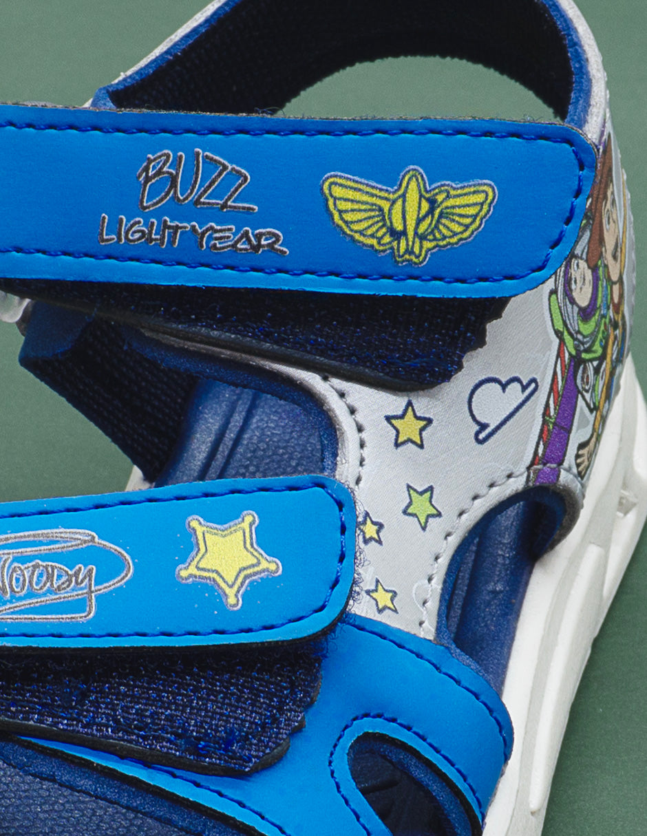 Sandalias Infantiles Toy Story con Luces LED y Ajuste de Velcro