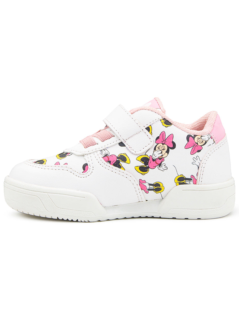 Tenis Niña Disney Minnie Mouse Ajuste Contactel Tropicana