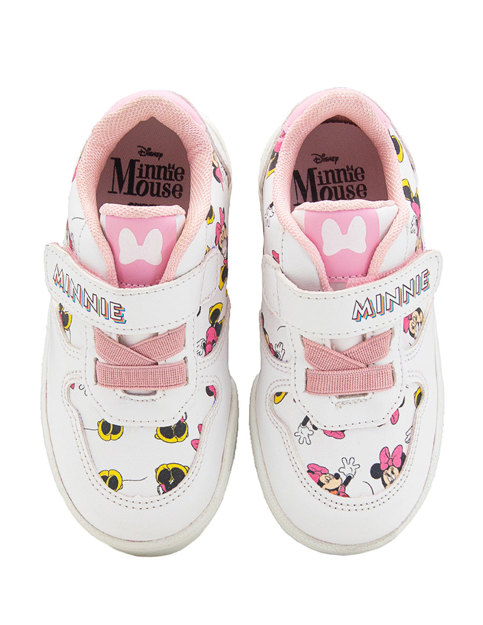 Tenis Niña Disney Minnie Mouse Ajuste Contactel Tropicana