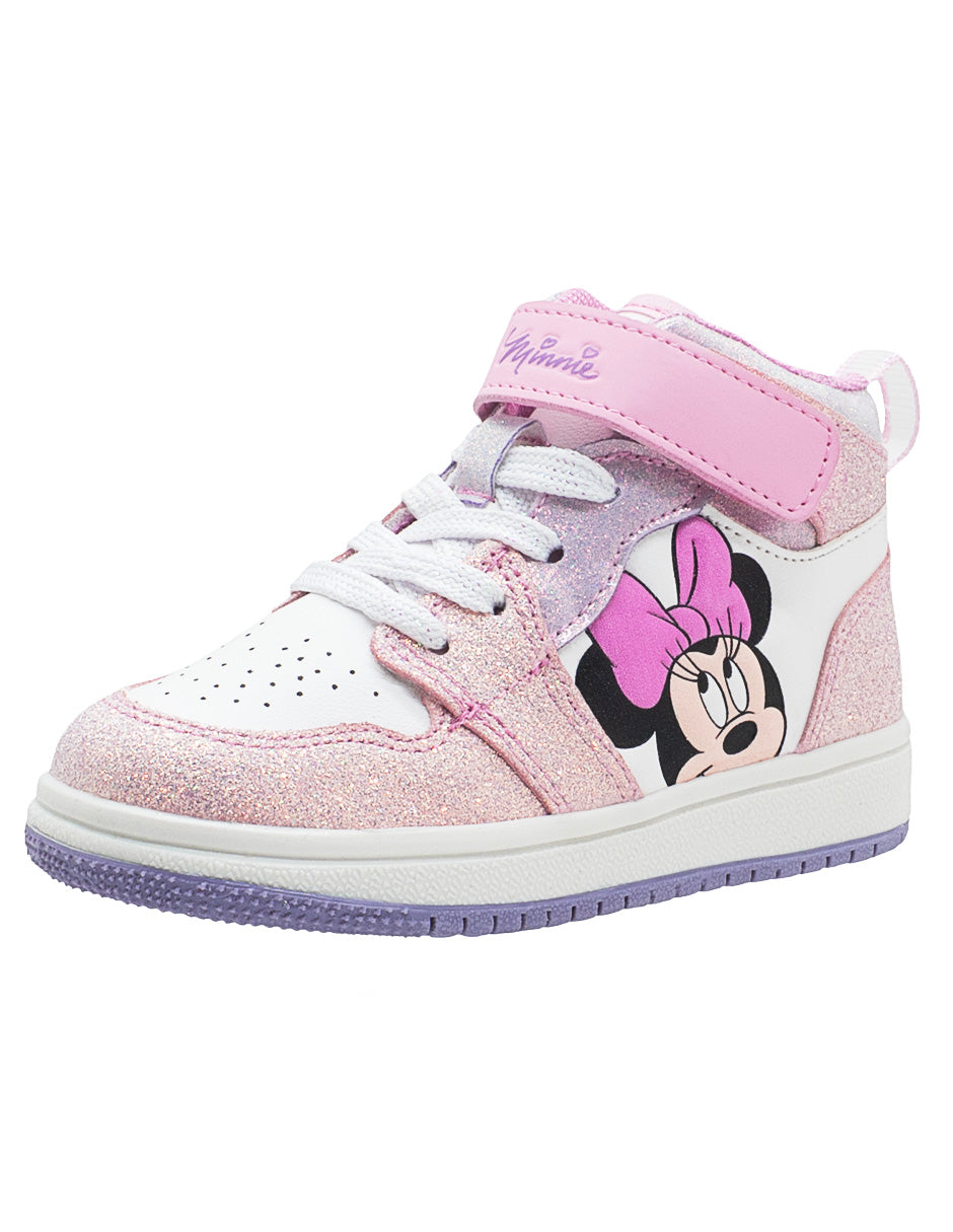 Tenis Botín Niña Disney Minnie Mouse Glitter Tropicana