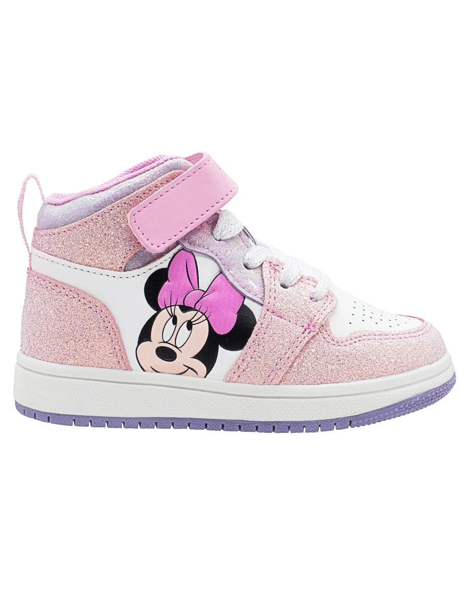 Tenis Botín Niña Disney Minnie Mouse Glitter Tropicana
