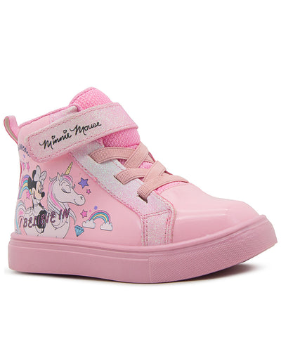 Tenis Bota Niña Minnie Mouse & Unicornio Rosa Tropicana