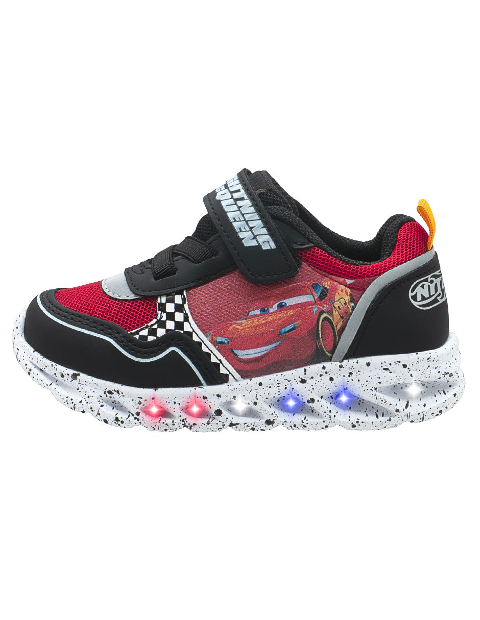 Tenis Choclo Rojo LED Niño Tropicana.