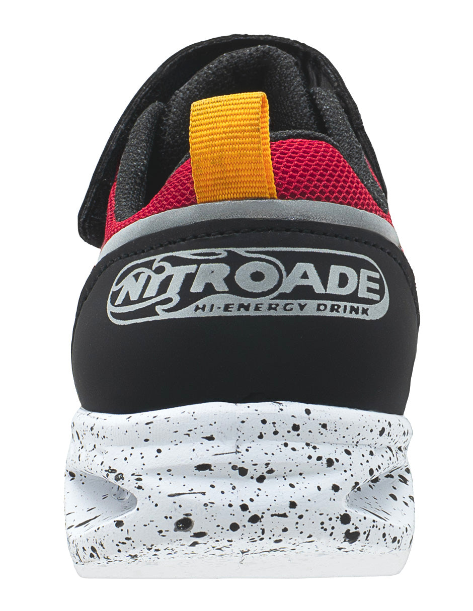 Tenis Choclo Rojo LED Niño Tropicana.