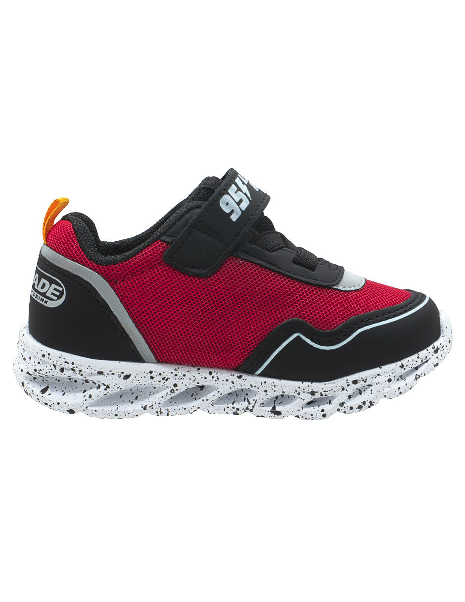 Tenis Niño Cars Rayo McQueen LED Tropicana