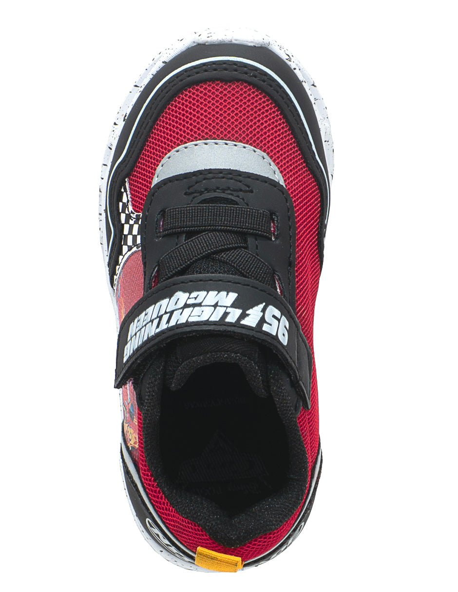 Tenis Niño Cars Rayo McQueen LED Tropicana