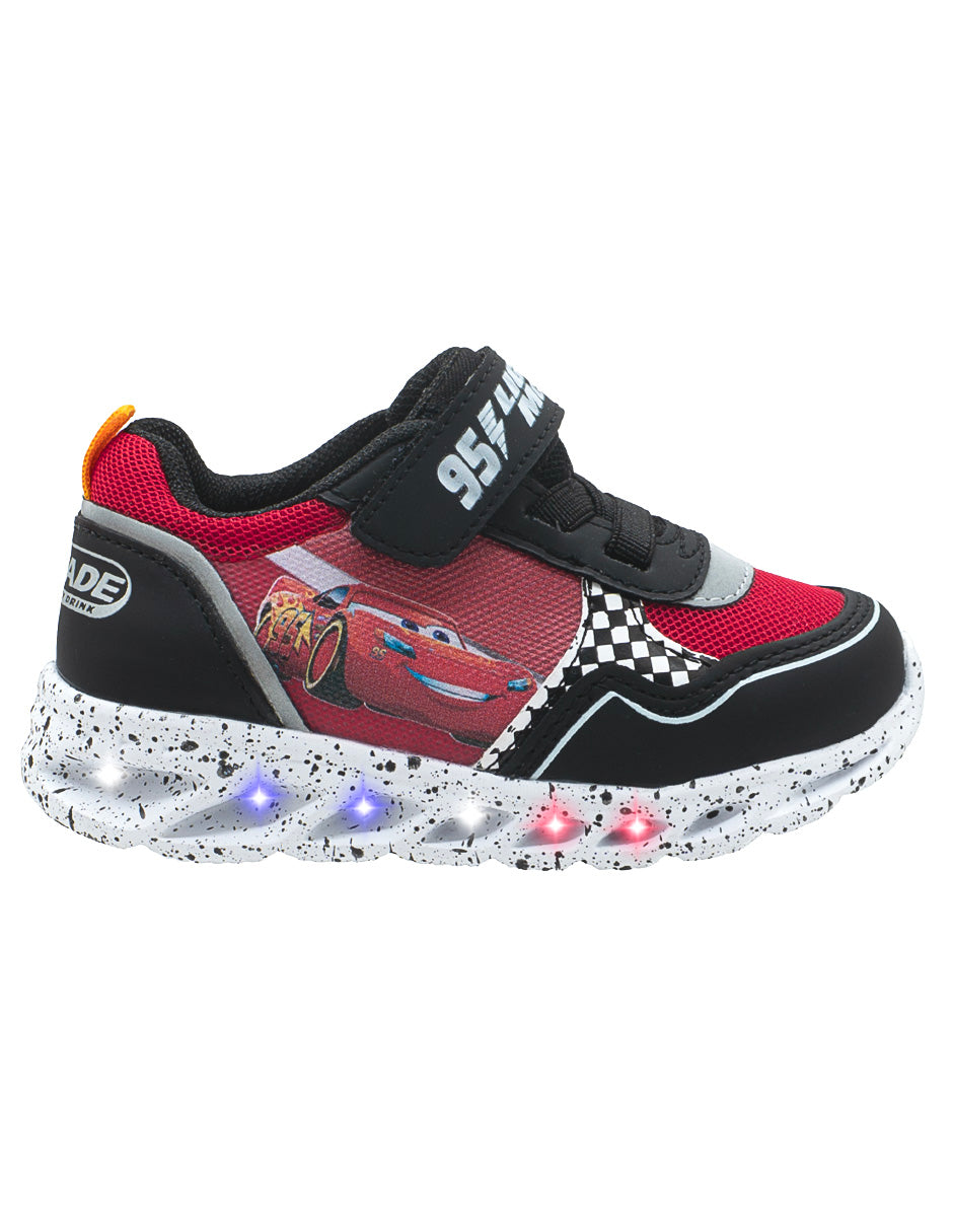 Tenis Choclo Rojo LED Niño Tropicana.