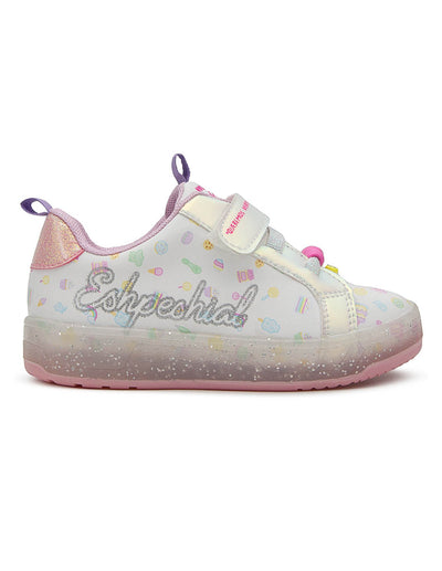 Tenis Niña Estampado Holográfico Glitter Tropicana