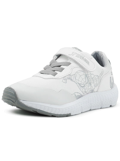 Tenis Escolares Niño Marvel Spider-Man Blanco Agujetas Elásticas Tropicana