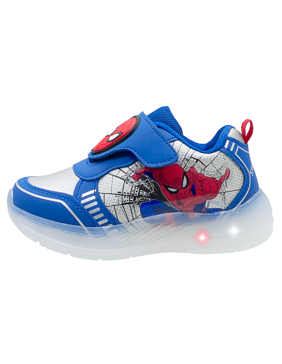 Tenis Niño Spider-Man LED Tropicana