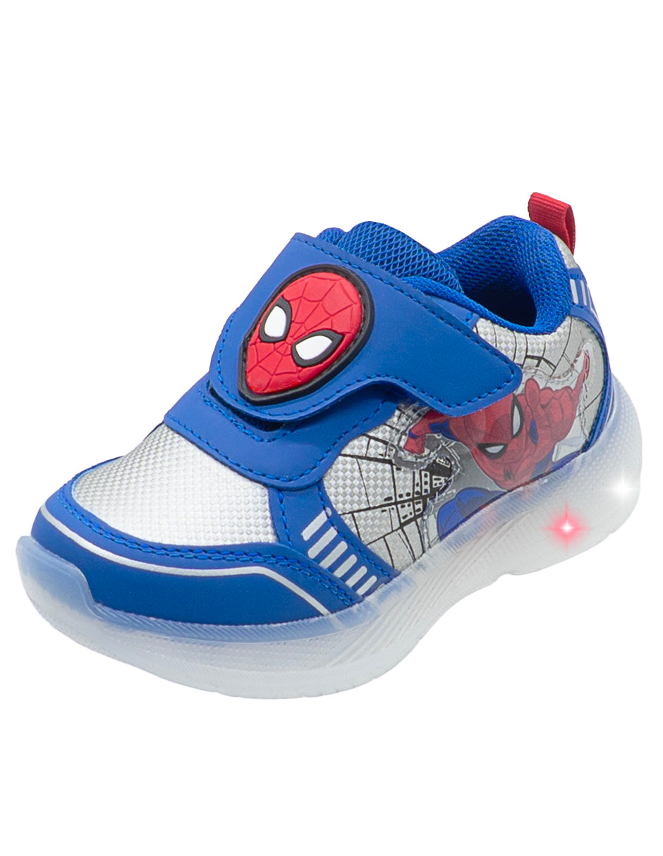 Tenis Niño Spider-Man LED Tropicana