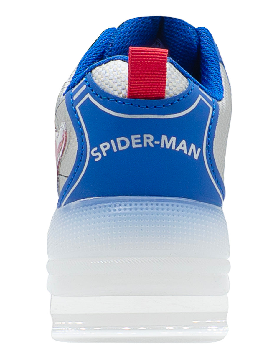 Tenis Niño Spider-Man LED Tropicana