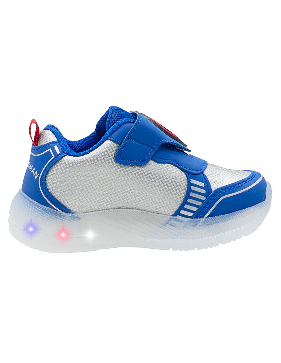 Tenis Niño Spider-Man LED Tropicana