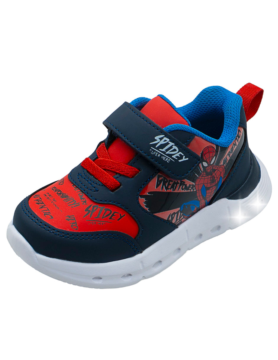 Tenis Choclo LED Spider Niño Tropicana