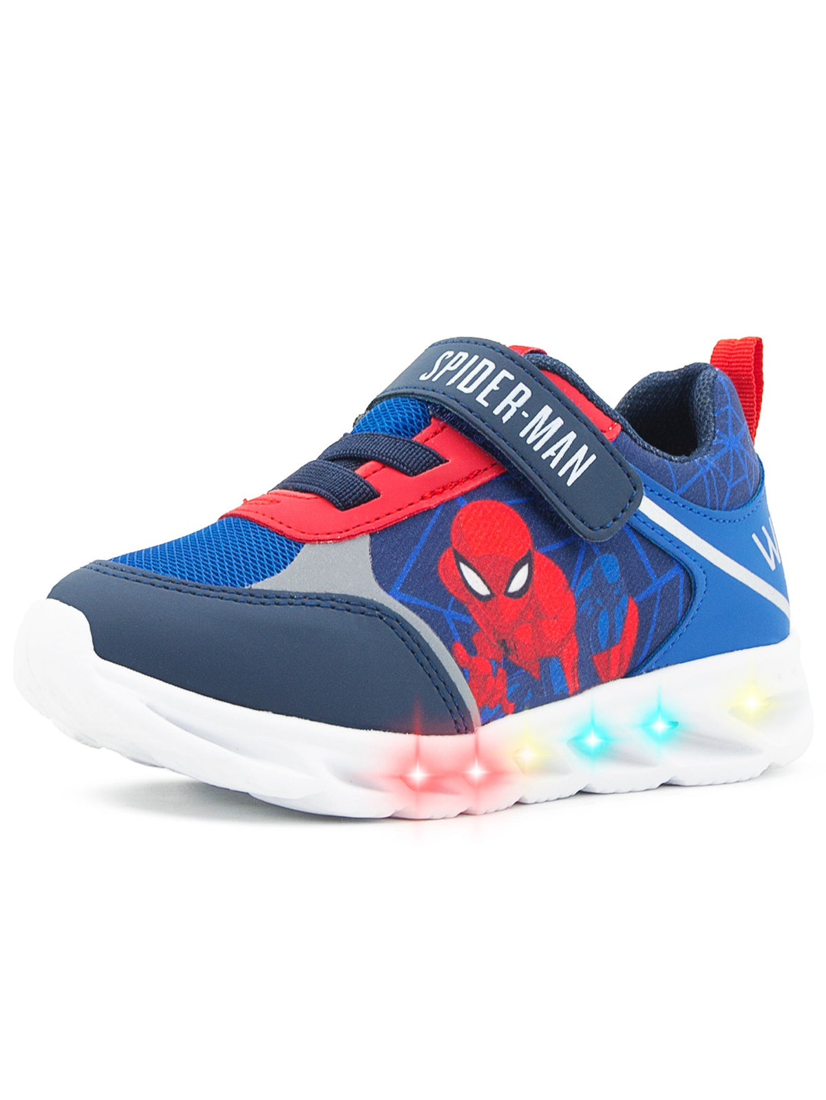 Tenis Niño Spider-Man LED Ajuste Contactel Tropicana