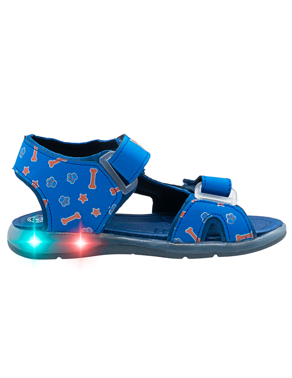 Sandalia Niño Paw Patrol LED Doble Ajuste Contactel