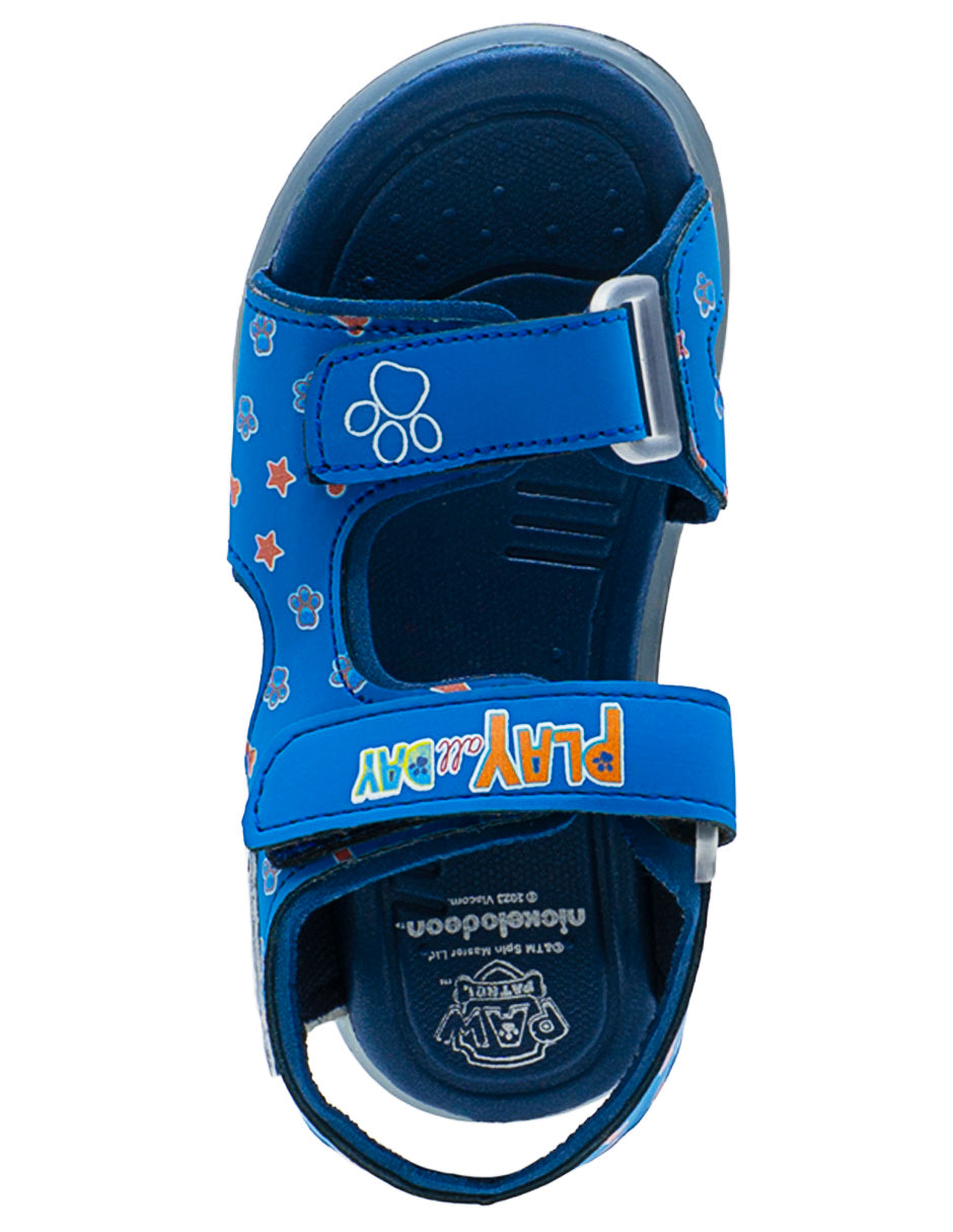 Sandalia Niño Paw Patrol LED Doble Ajuste Contactel