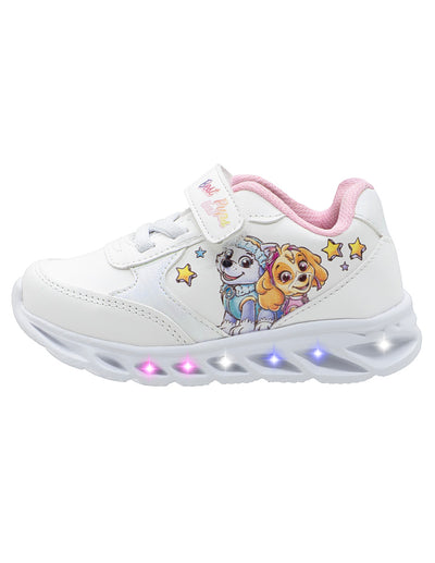 Tenis Niña Paw Patrol LED Blanco Tropicana