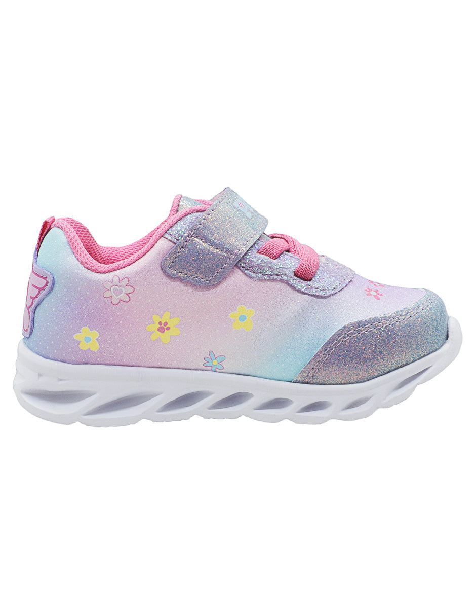 Tenis Niña Paw Patrol LED Glitter Tropicana
