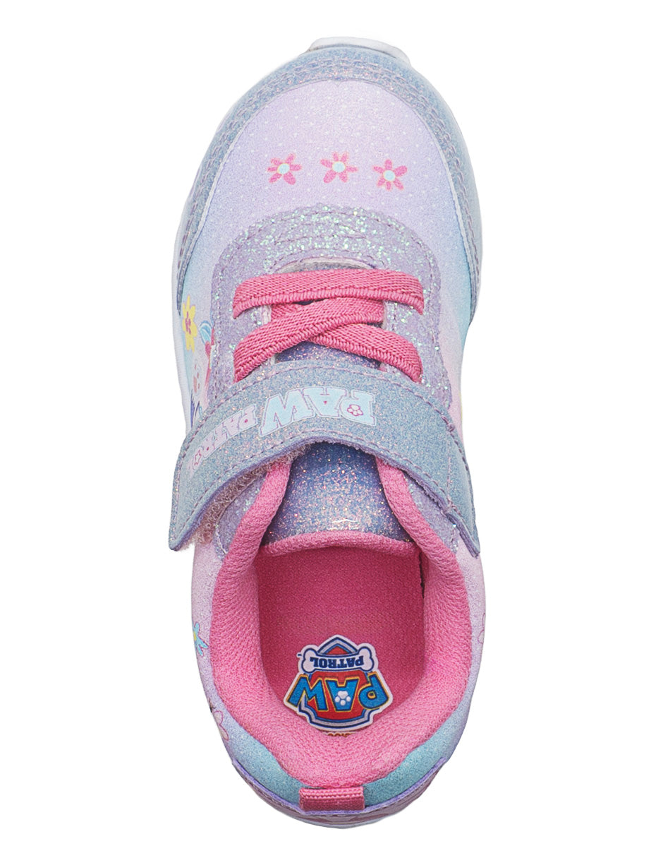 Tenis Niña Paw Patrol LED Glitter Tropicana