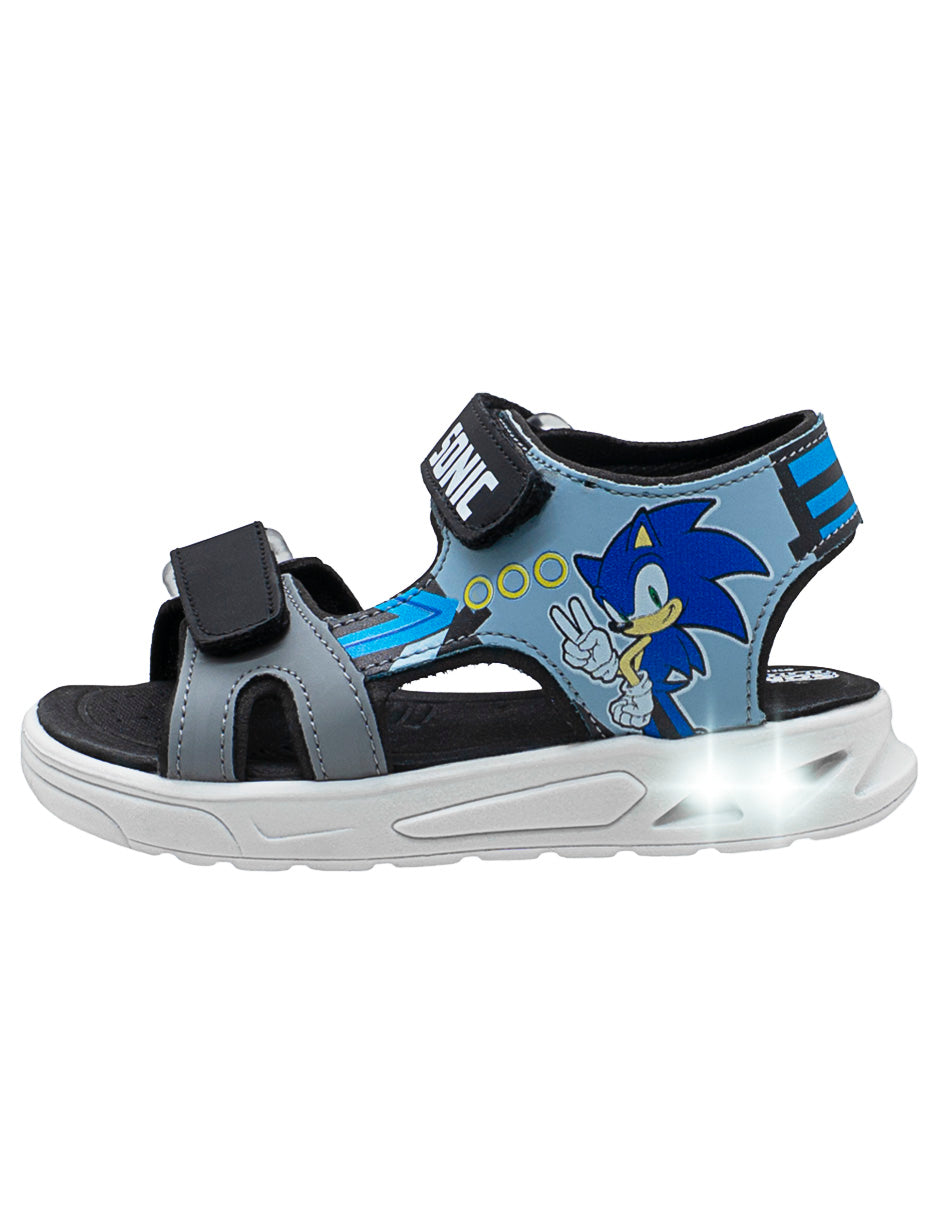 Sandalia Niños Deportiva infantil Sonic LED Tropicana