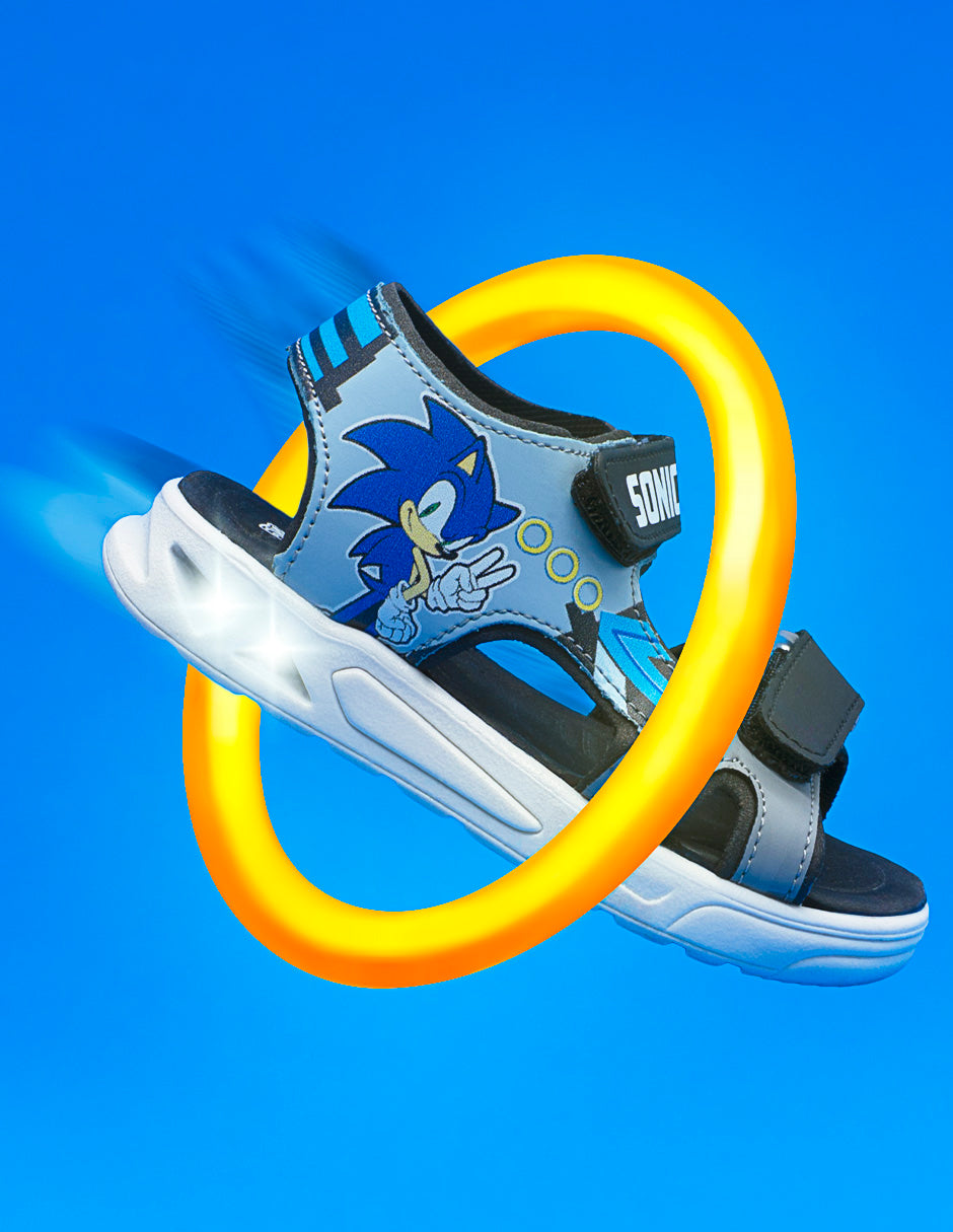 Sandalia Niños Deportiva infantil Sonic LED Tropicana