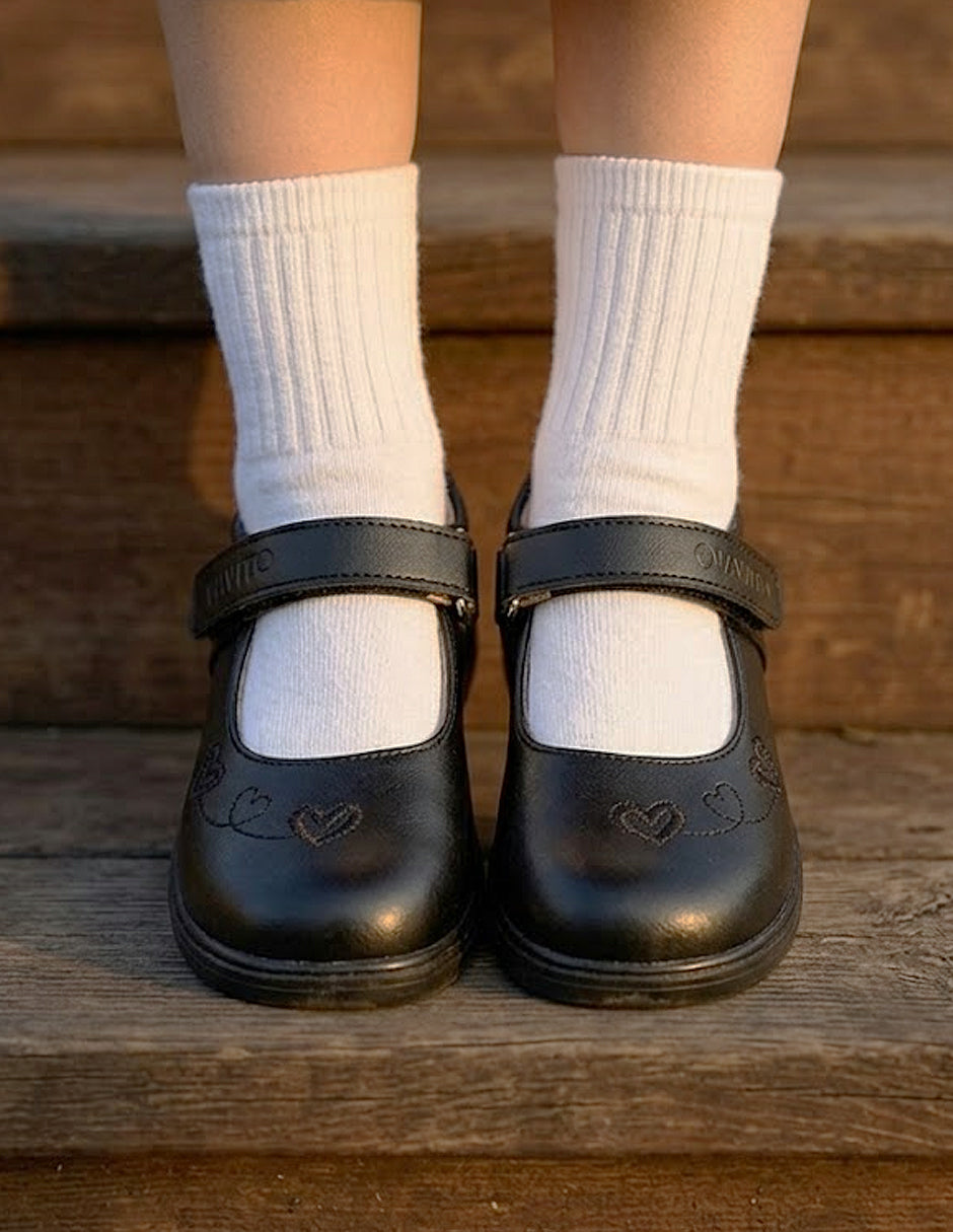 Escolar Para Niña Vavito Negro