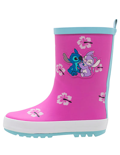 Botas de Lluvia Niña Stitch y Ángel –  Impermeable y  Antiderrapante Tropicana