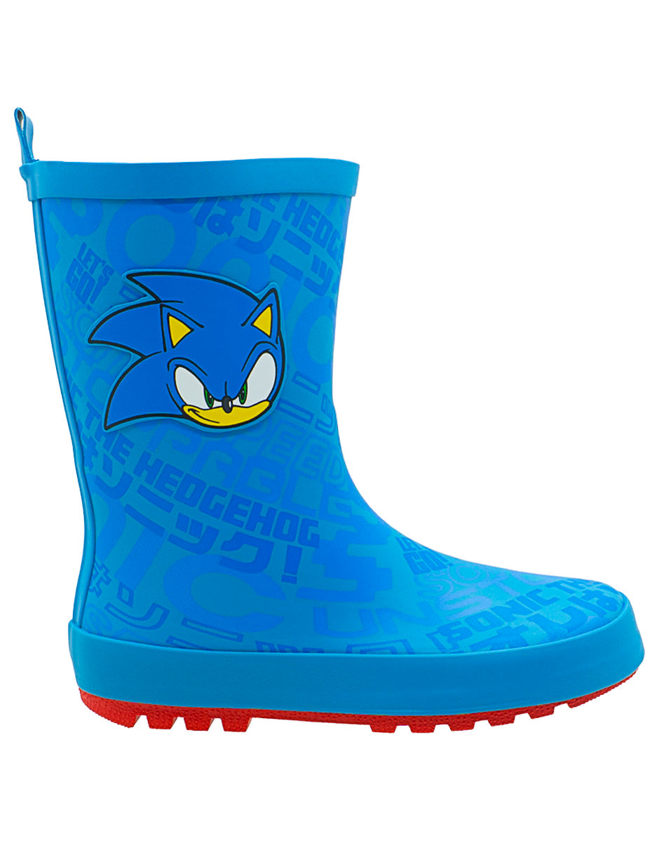 Botas de Lluvia Niño Sonic The Hedgehog Impermeable Antideslizante Tropicana