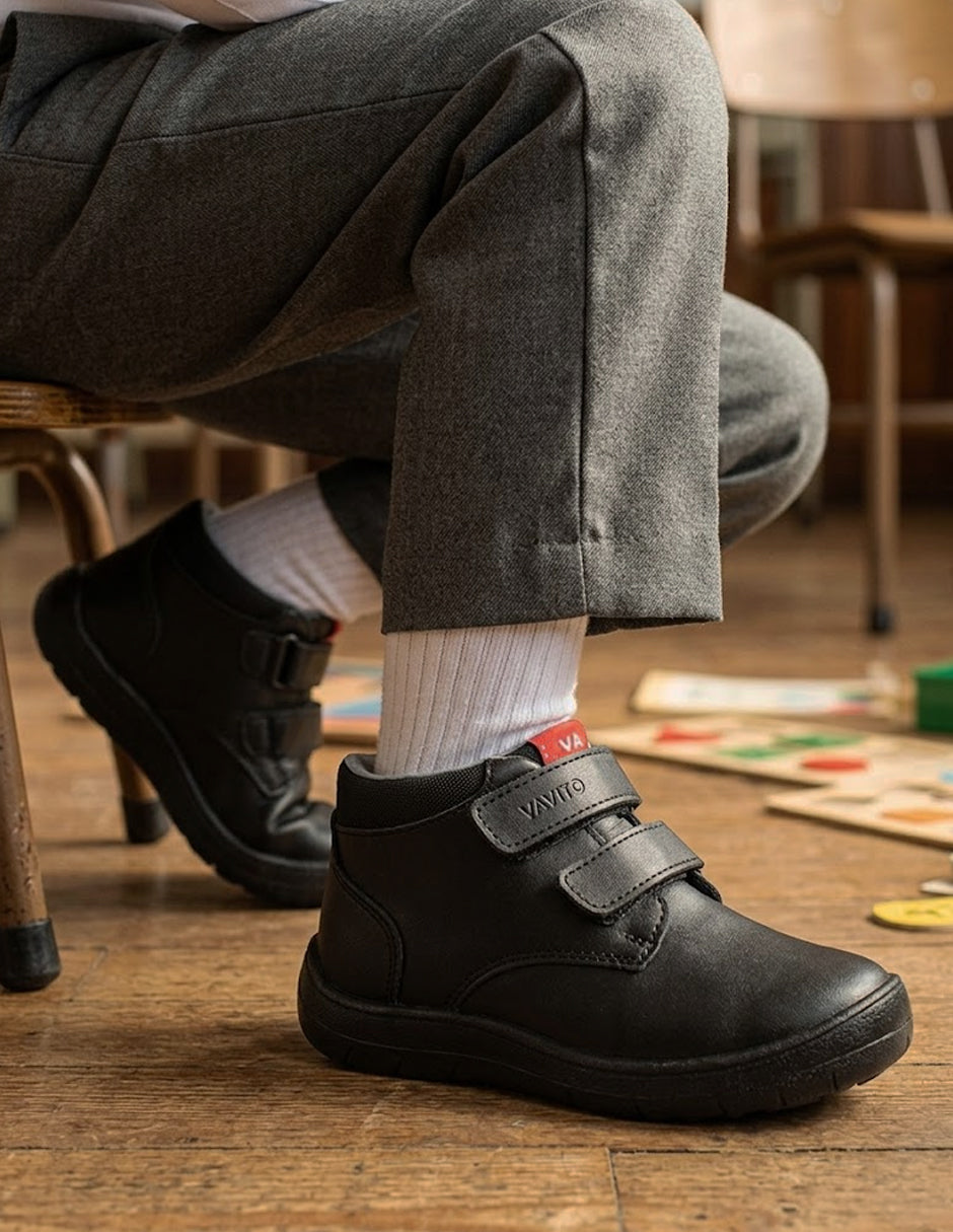 Bota Para Niño Vavito Negro