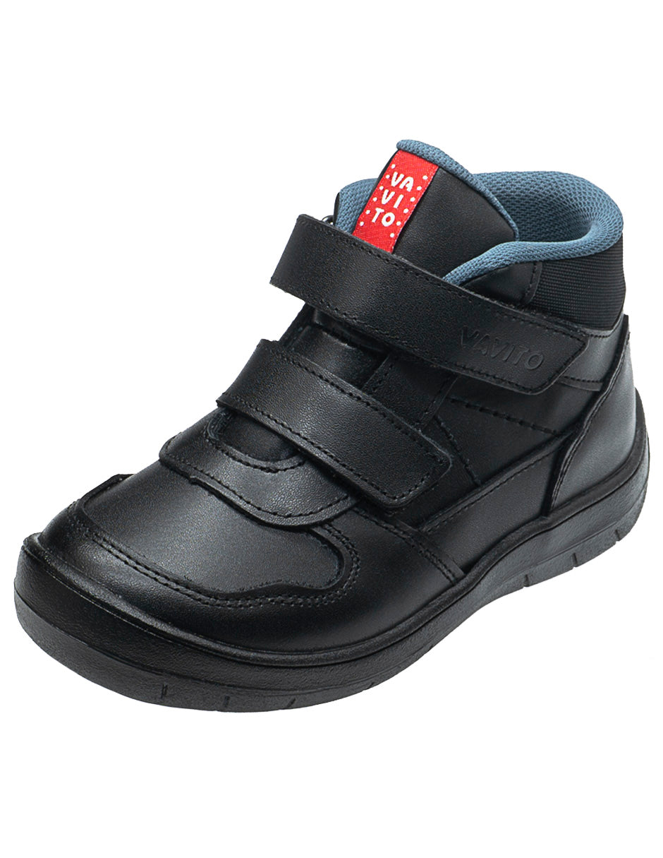 Botín Escolar Negro Niño Vavito