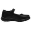 Zapato Escolar Negro Napa Flor Mary Jane Niña Vavivo
