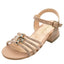 Sandalias Biege Niña Tacon Wildcat.