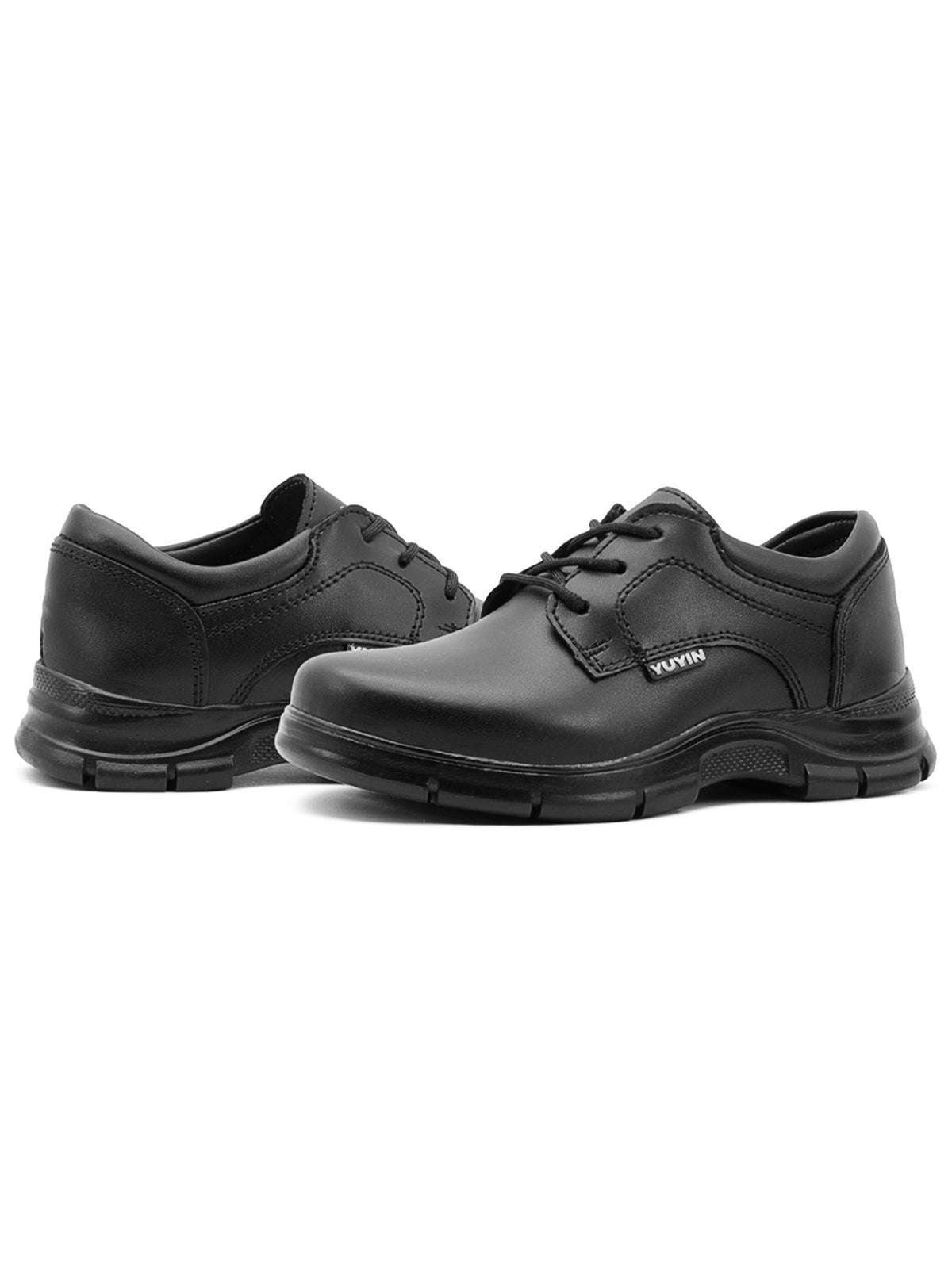 Zapato Escolar Niño Piel Suela Antiderrapante Yuyin