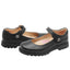Zapato Escolar Niña Tipo Mary Jane Negro Yuyin