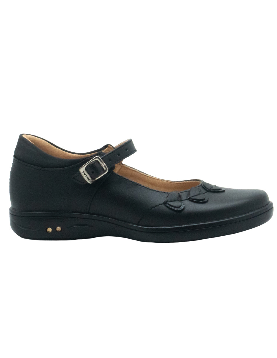 Zapato Niña Mary Jane Negro Yuyin