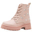 Bota Niña Rosa Napa Pedrería Yuyin