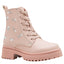 Bota Niña Rosa Napa Pedrería Yuyin