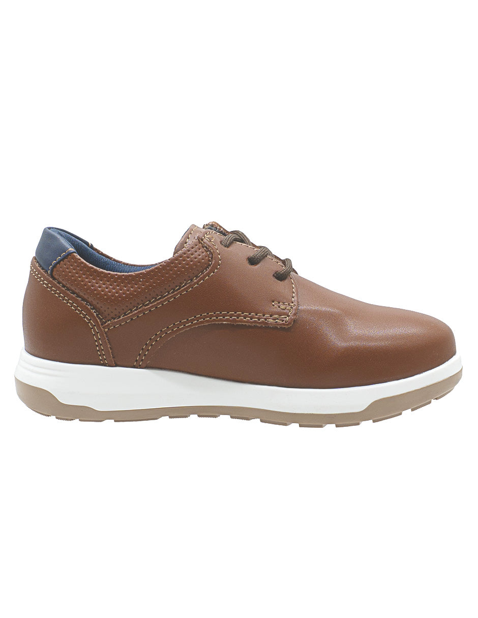 Derby Para Niño Yuyin Cognac
